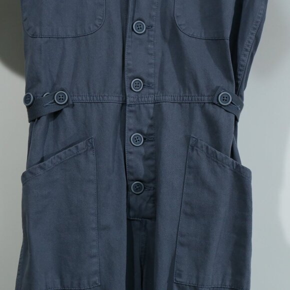 Pistola gray Utility Jumpsuit Short Sleeve Button Front XS - Picture 3 of 9
